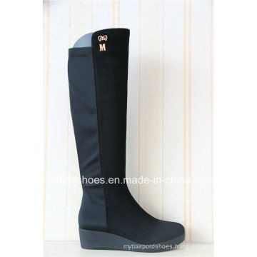 Elastic Casual Low Comfort Platform Women Rubber Boot